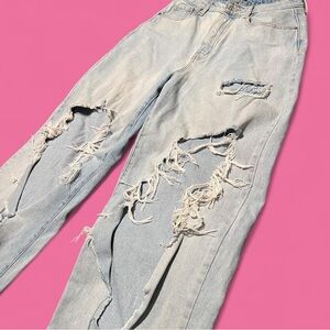 Wild Fable Distressed Light Blue Jeans Size 4